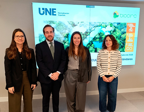 UNE meeting: "Towards a BIOCIRCULAR production model: Innovation and Standards"