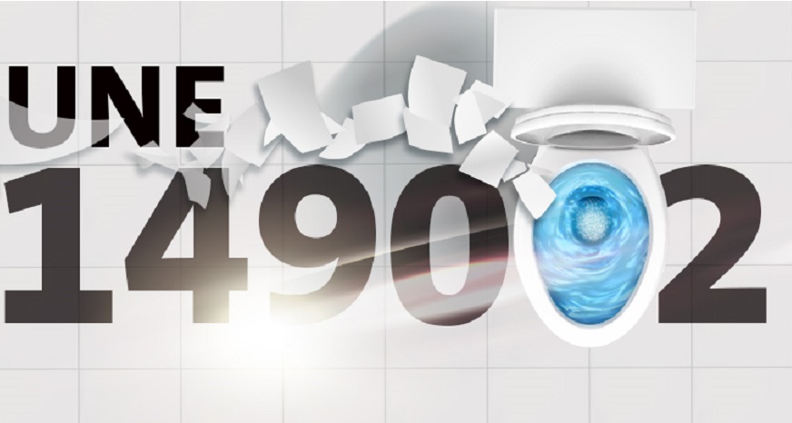 UNE 149002 Acceptance criteria for flushable products