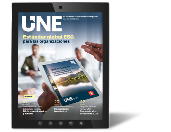 The global ESG standard for organisations, in UNE magazine  