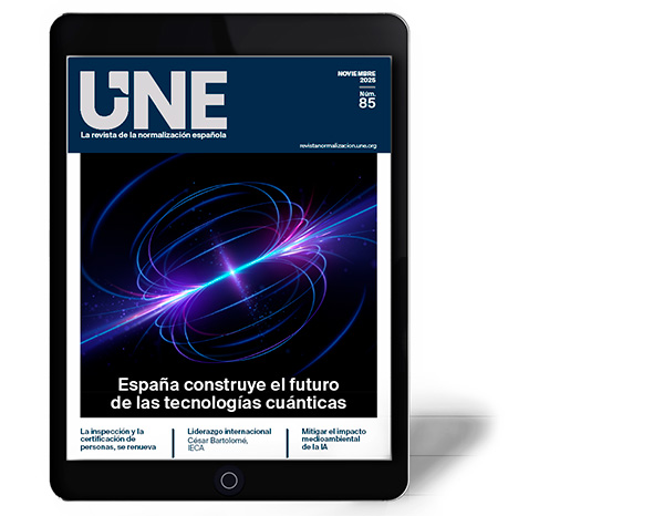 Spain is building the future of quantum technologies, in the UNE magazine
