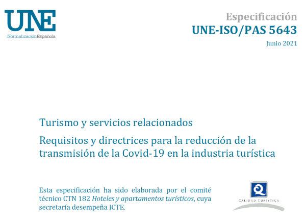 Global standard for safe tourism in the context of COVID-19, published in Spanish