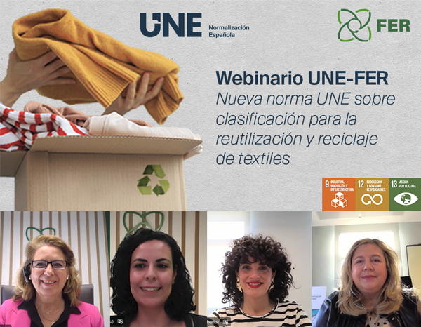 New UNE Standard for the reuse and recycling of textiles